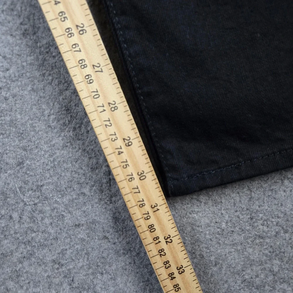 Levi's 501 Original Jeans Mens 32x32 Black Straight Leg Button Fly Stretch New